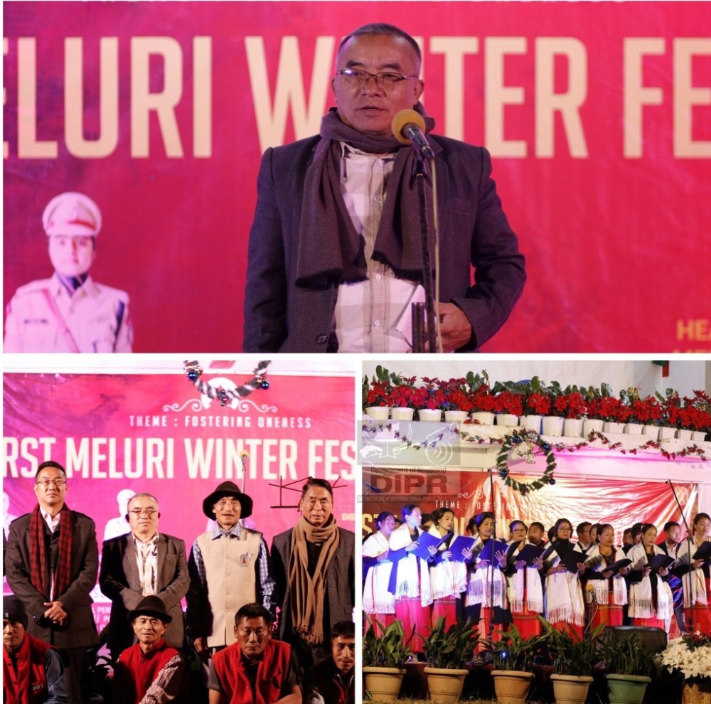 Advisor Z Nyusietho Nyuthe graced the culmination fest of the 1st Meluri Winter Fest on December 12.